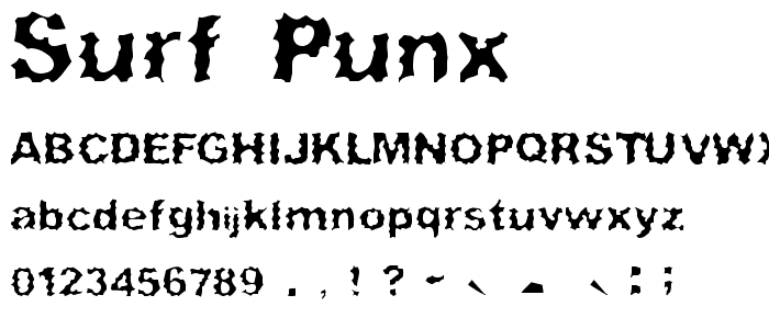 Surf Punx font